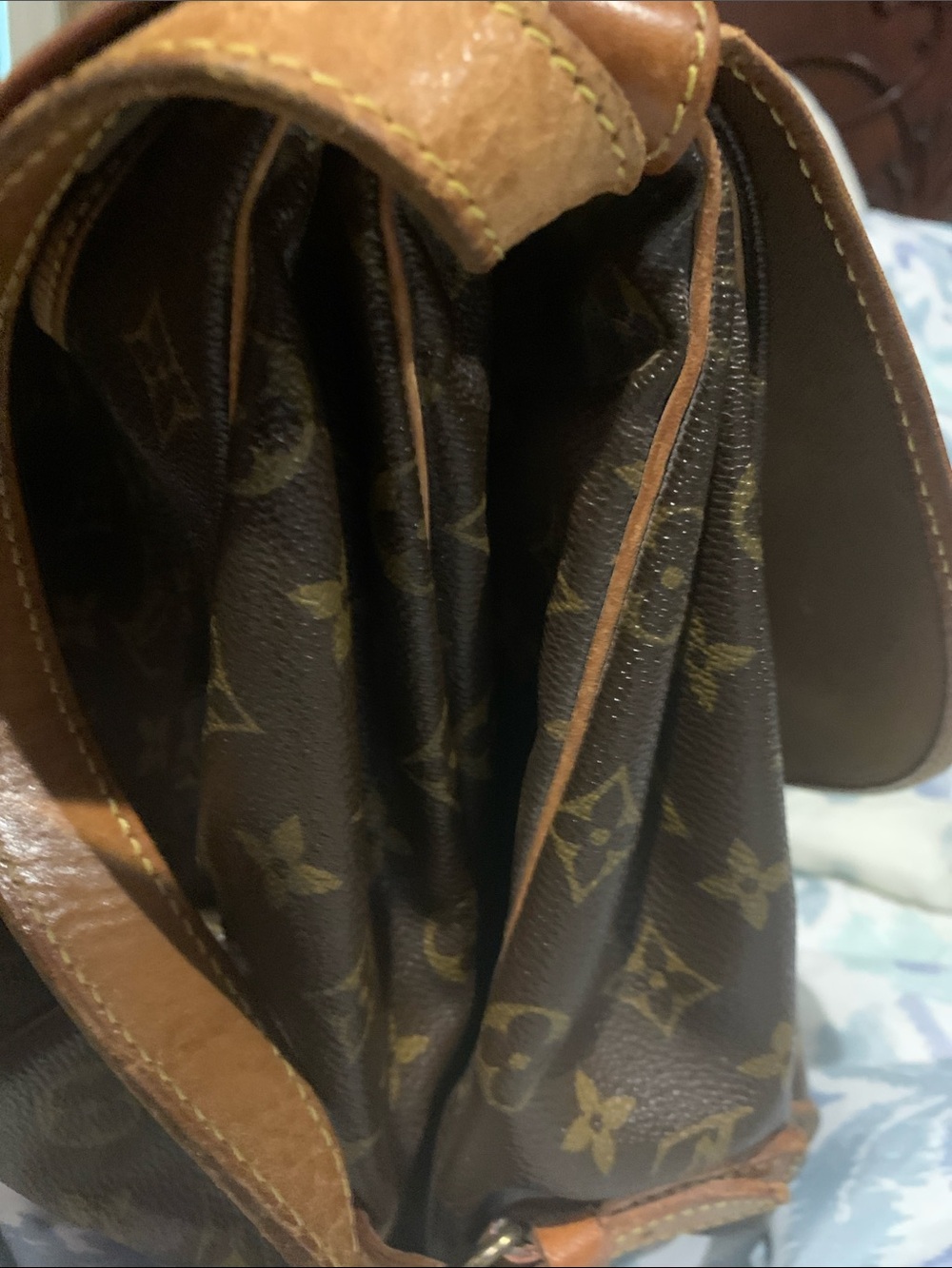Louis Vuitton Brown Monogram Canvas Duffel with Tan Leather Trim and Straps - Picture 9 of 16